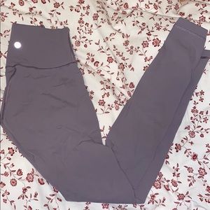 Lululemon light purple leggings